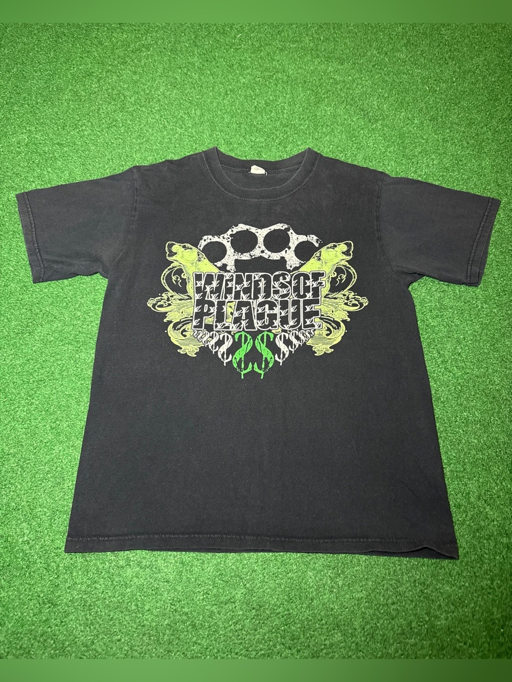 Winds Of Plague Death Metal T Shirt Vintage Y2K Black Medium Grunge RARE Y2K
